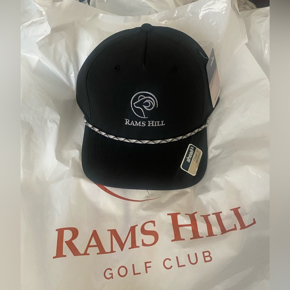 Rams Hill Golf Club Ahead Rope Hat New with tags